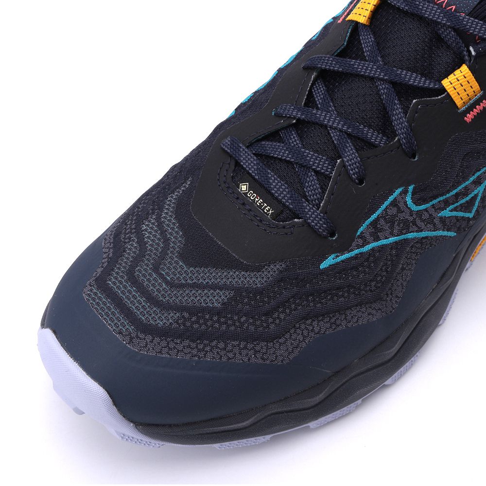 MIZUNO WAVE DAICHI 9 GORE-TEX 慢跑鞋黑藍J1GJ255651 男鞋- 鞋全家福