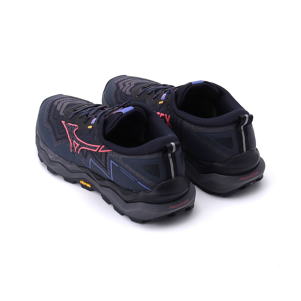 MIZUNO WAVE DAICHI 9 GORE-TEX 慢跑鞋黑藍紅J1GK255671 女鞋- 鞋全家福