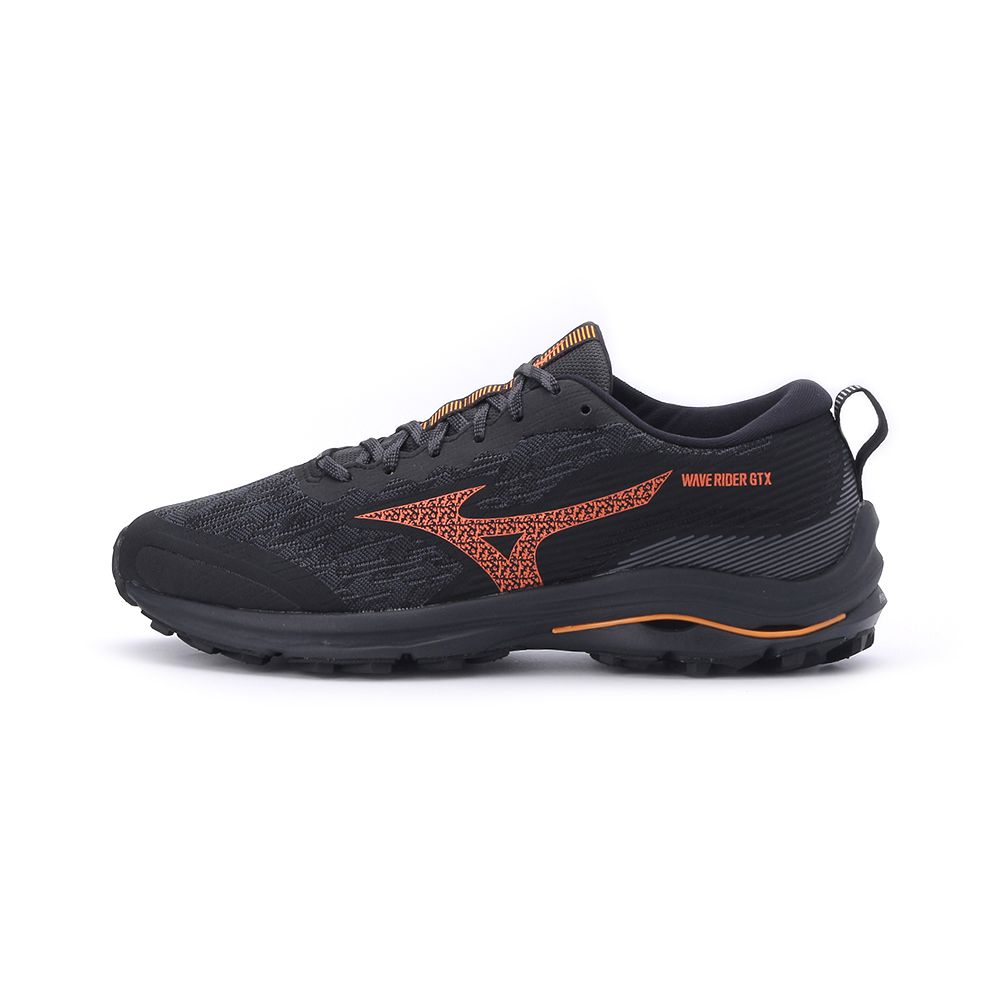 MIZUNO WAVE RIDER GORE-TEX 防潑水寬楦慢跑鞋黑J1GC228051 男鞋