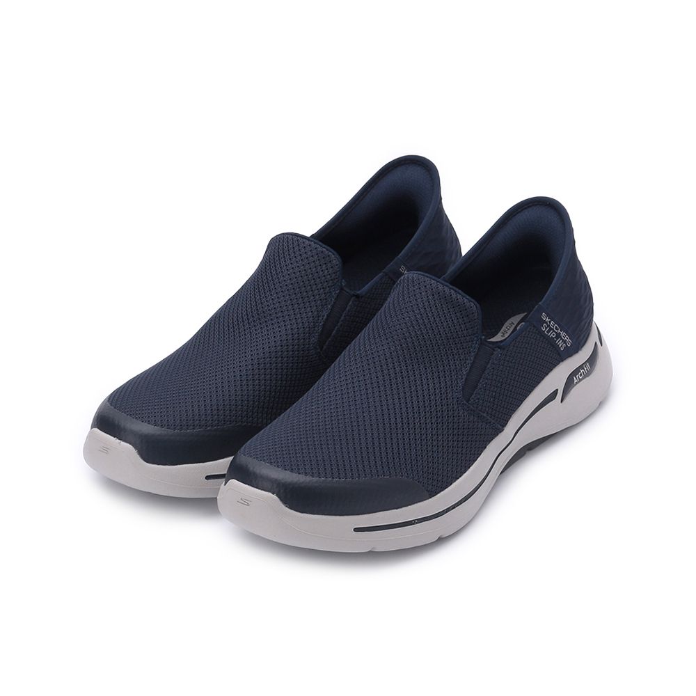 SKECHERS GO WALK ARCH FIT 瞬穿鞋深藍216259NVY 男鞋- 鞋全家福