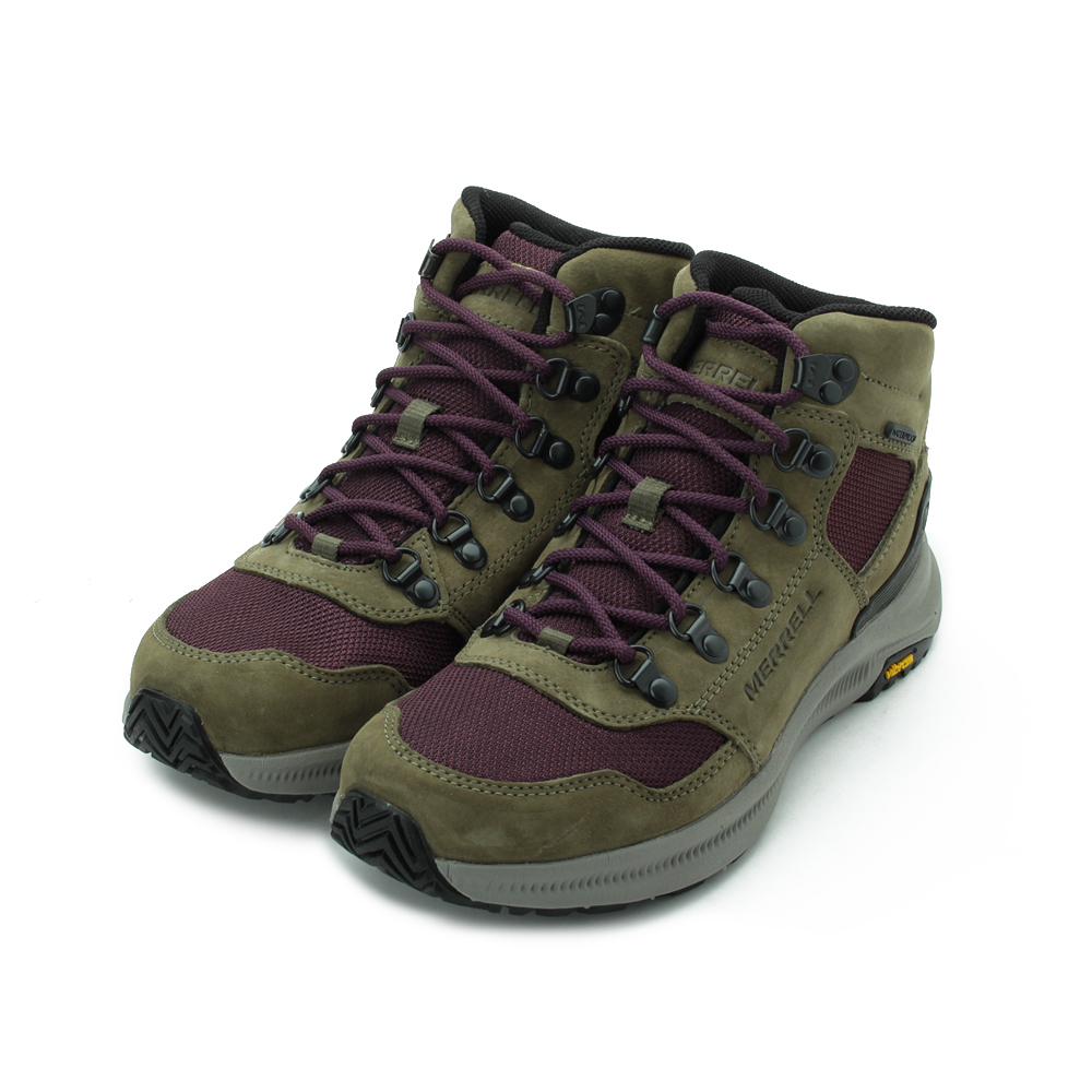 Merrell Ontario 85 Mesh Mid Waterproof 防水登山鞋橄欖綠 紫ml 女鞋 鞋全家福