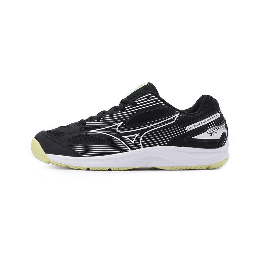 MIZUNO CYCLONE SPEED 4 避震排球鞋黑綠V1GA238012 男鞋- 鞋全家福