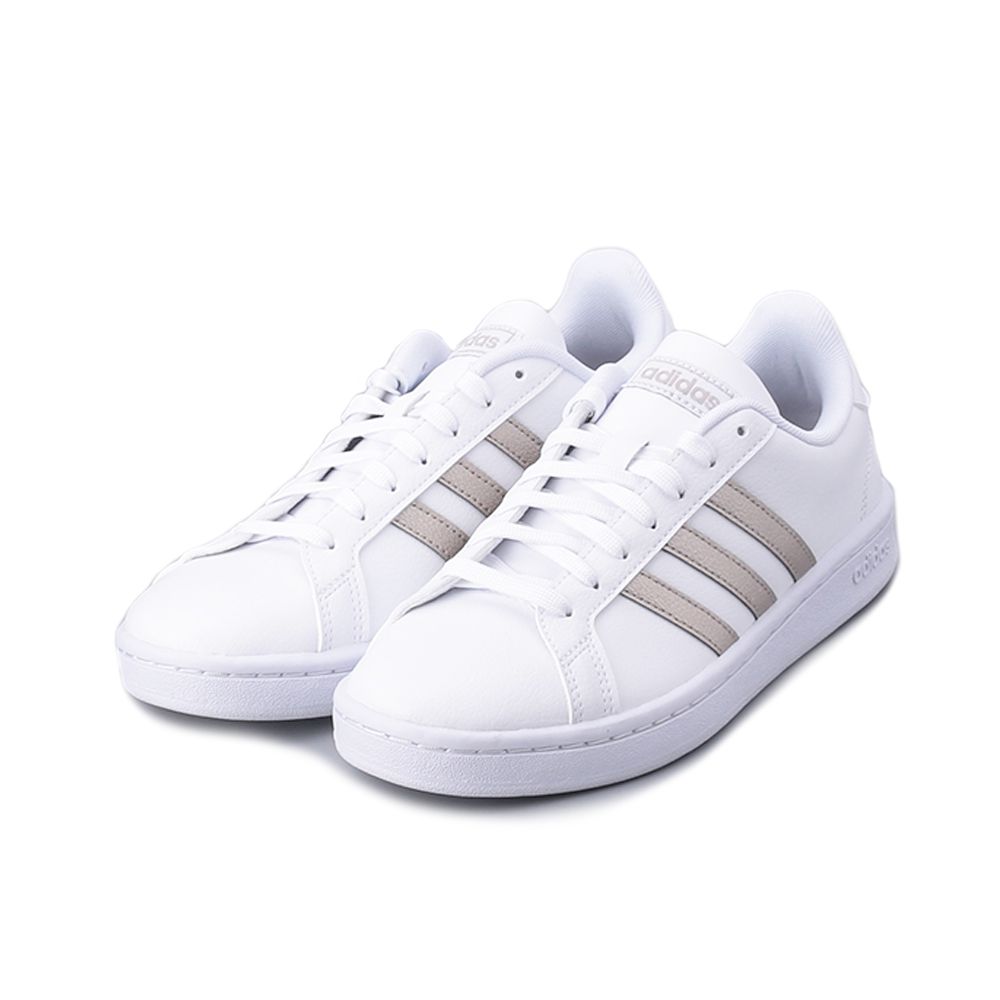 ADIDAS NEO GRAND COURT 復古板鞋白銀 