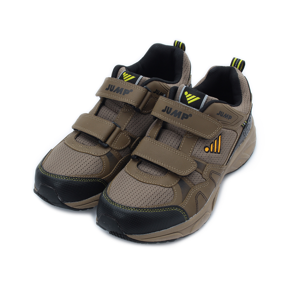 JUMP 862 雙魔鬼氈運動鞋棕JM861 男鞋- 鞋全家福